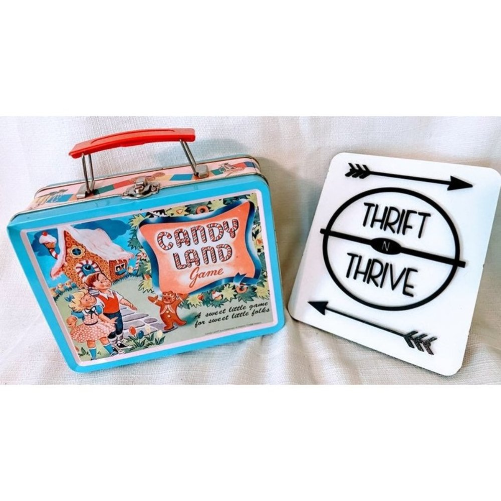 Vintage 1998 Candy land tin lunch box